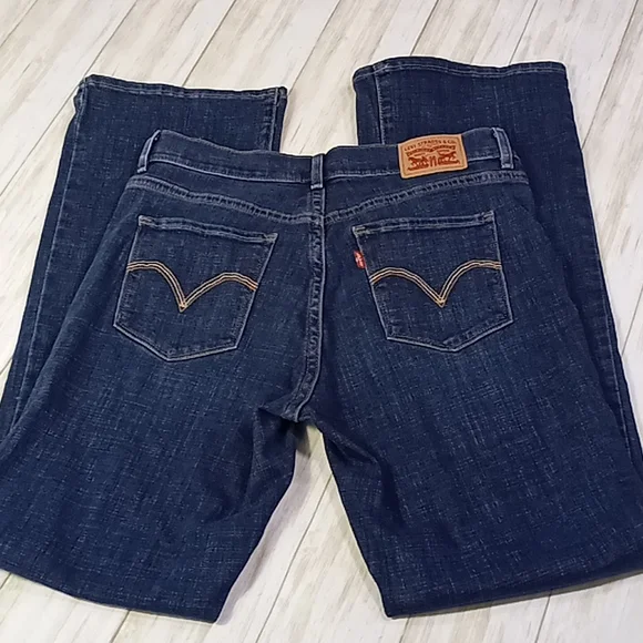 Levi's Classic Boot Mid-Rise Blue Jeans Size 6M - Picture 4 of 16